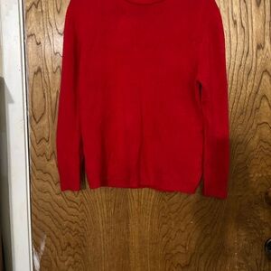Chic Red Turtleneck Sweater